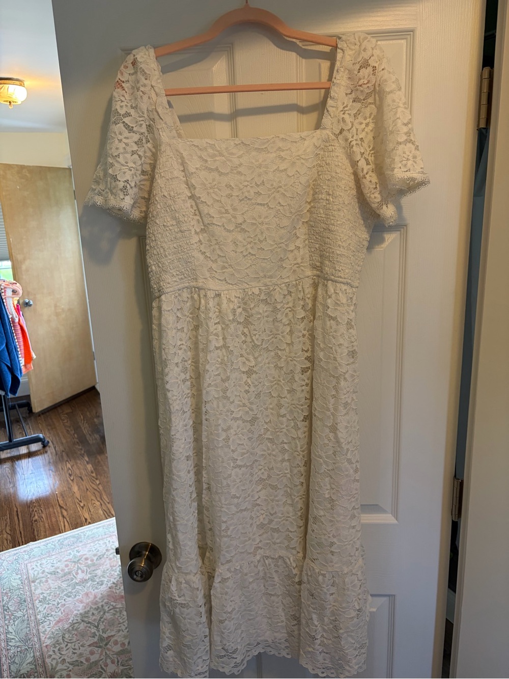 Draper James White Lace Dress